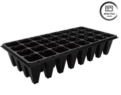 China 110mm Deep 32-Cell PS Seed Tray, Durable Plastic Sprouting and Seedling Starter Tray for sale