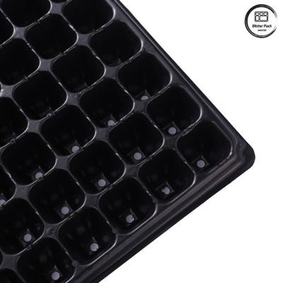 China 50-Cell Plug Seed Trays for Plant Propagation, Durable Plastic Nursery Seedling Starter Trays for sale