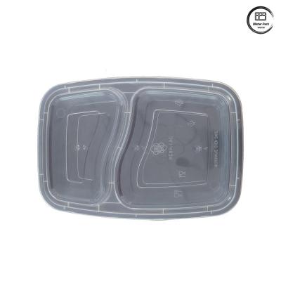 China Black Disposable Lunch Box with 1-4 Compartments, Microwave Safe & Leak-Proof Design for sale