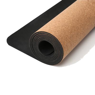 China Cork Yoga Mats For Healthy Yoga Mat Custom Design Eco Friednly Cork Strip Life Low Price 4mm 5mm 6mm for sale