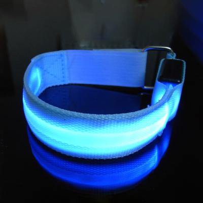 China Wholesale Factory Recycle Night Reflect Youth Outdoor Sport Gym Accessory Armband Running LED Armband for sale