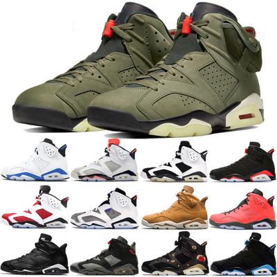 China Luxury 2021 Wholesale High Quality Men's Sports Aj 6 Basketball Shoes Mens Sports Running Shoes Chaussures Homme for sale