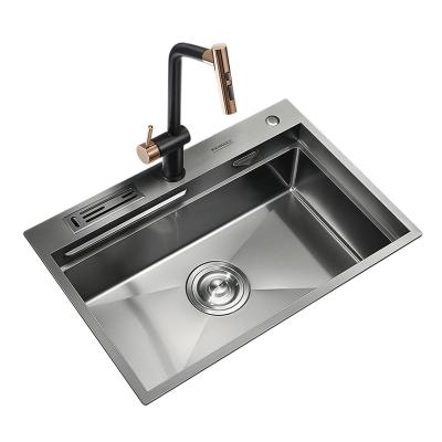 China Without Faucet 3mm Handmade 304 Stainless Steel Kitchen Sink Sink Industry Experience Advantage for sale