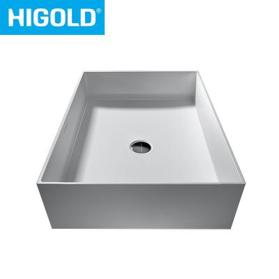 China High Quality Sanitary Ware Custom Made Quartz HIGOLD Kitchen Sink Bathroom Basin Compound Sink Envirnment Friendly Modern Sanitary Ware for sale