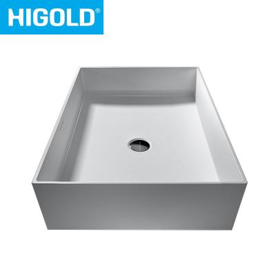 China Envirnment Friendly Single Bowl Rectangle Undermount Kitchen Sinks Quartz Compound Sink Bathroom Sink for sale