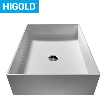 China Envirnment Friendly Handmade Single Bowl Quartz Bathroom Sink Nano Vessel White Kitchen Sink for sale