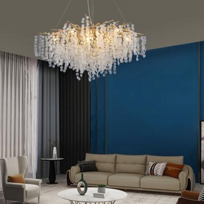 China Custom made hotel post-modern luxury blown glass indoor Nordic home lobby lamp ceiling chandelier stair chandelier for sale