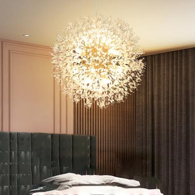 China Modern minimalist fireworks led ceiling chandelier lamp indoor lighting for living room bedroom decoration kitchen dining table home light for sale