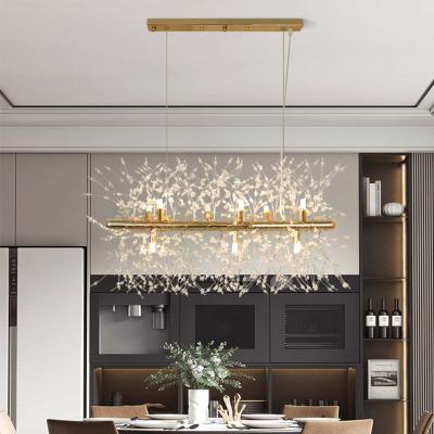 China Modern Ceiling Crystal Chandelier Pendant Light Nordic Luxury Qingyang Crystal Lamp Modern Living Room Kitchen for sale