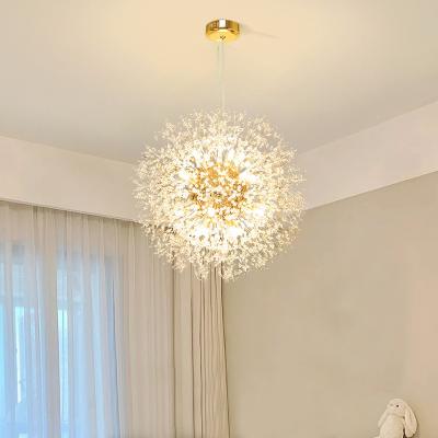 China Modern Nordic Led Chandeliers For Dining Room Living Room Crystal Ceiling Pendant Lamp Loft Creative Villa Hotel LED Pendant Light for sale