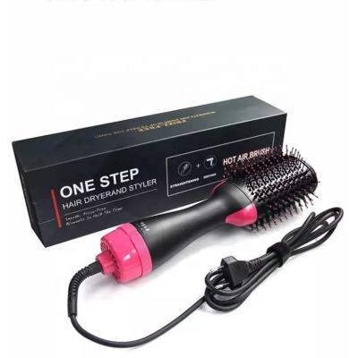 China Amazon 2020 Ionic Most Popular Products Electric Ionic Multifunctional Blower Brush Hair Dryer Comb Blower Brush Hair Dryer for sale