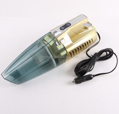 China ABS 12V 4 IN 1 Multifunctional Portable Car Vacuum Cleaner Pneumatic Lighting 120W High Power Wet and Dry Pressure Aspirador for sale