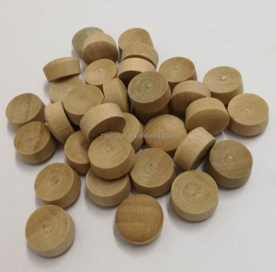 China Dia.0.25~1 Inch Dia.0.25~1 Inch Red Oak Birch Maple Wood Furniturer Head Plugs And Flat Round Mushroom Knobs Hole Wood Screws for sale