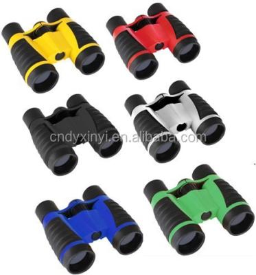 China Hot Selling Plastic Cheap Child Plastic Binocular Child's Promotional Gift With Strap for sale