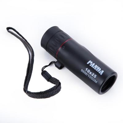 China Plastic Cheap 10x25 Kids Play Promotional Monocular Telescope for sale