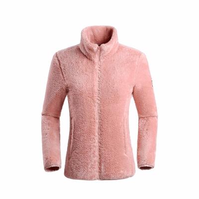 China Custom high quality QUICK DRY fleece jacket custom women increasing fleece coat for spring and autumn for sale