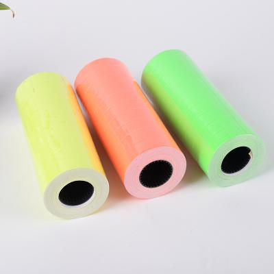 China 23mm x 16mm Self Adhesive Colored Self Adhesive Label Sticker Roll For MX6600 Two Line Label Gun for sale