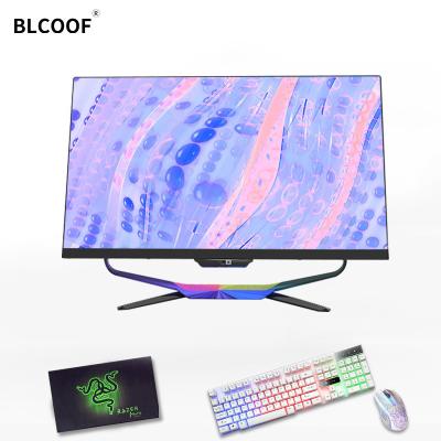 China Gaming core i7/i9 with webcam cheap 24 inches 144Hz HD resolution graphic card GTX1030 2G desktop all-in-one PC computer for sale