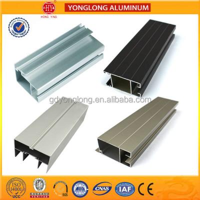 China Construction anodized aluminum profiles, sliding door and window frames for sale