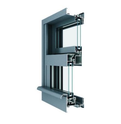 China Modern 1.0mm System Aluminum Window Frame Powder Coated Building Materials for sale