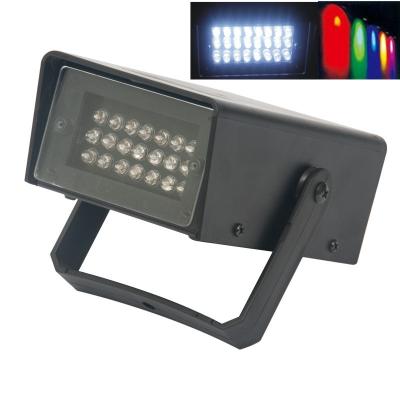 China Mini 24 luces portátiles del estroboscópico de las PC LED, iluminación de la etapa del disco de DJ en venta