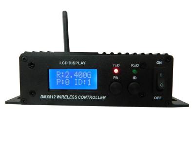 China 2.4G Wireless DMX Controller Signal Transceivers LCD Wireless Receiver for sale