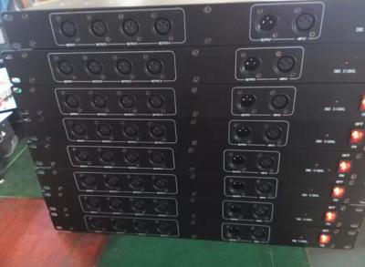 China 8 van het de Verlichtingscontrolemechanisme van het manierdmx512 Stadium van de Verdelersmaterialen het Ijzer AC90V - 240V Te koop