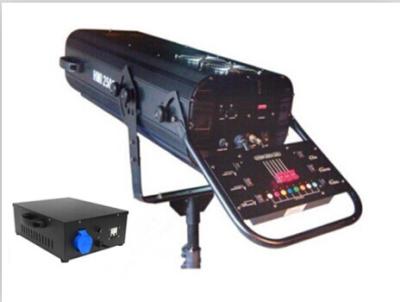 China Black DMX512 Fader Stage Follow Spot Lighting Stage Theatre 2500W for sale