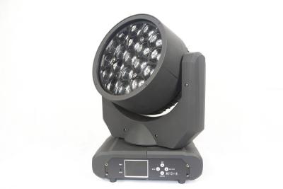 China luz principal móvil del lavado de los ojos LED de la abeja de 19PCS 12W RGBW con la exhibición azul del LCD de la tierra en venta