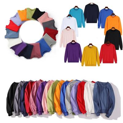 China 2023 Newcomers Anti-shrink American Wholesale Custom High Quality Blank Sweatshirt Crewneck Hoodie Cotton Plush Pullover 300gsm Clothing for sale