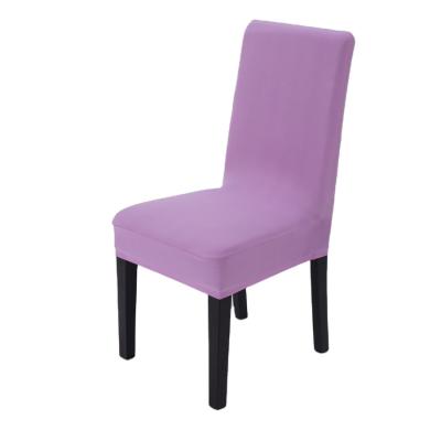 China Simple Wholesale Elastic Stretch Dining Wedding Banquet Chair Cover for sale