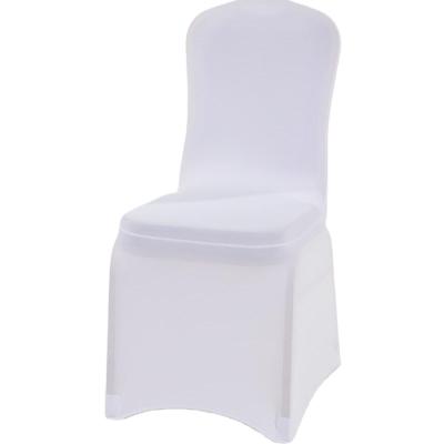 China Simple Luxury Lounge Banquet Wedding Party Spandex Stretch Chair Covers for sale