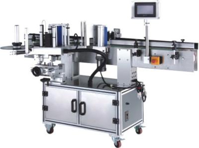 China Round And Flat Borrles Beverage Filling Line , Single Sided Bottle Sticker Labeling Machine for sale