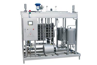 China 3000L Aseptic Wine / Juice / Milk Plate Pasteurizer Sterilization Machine with PLC Control for sale