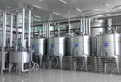 China Gable Top Carton Stirred Yoghurt Production Line / Yogurt Processing Plant 5000L / H for sale