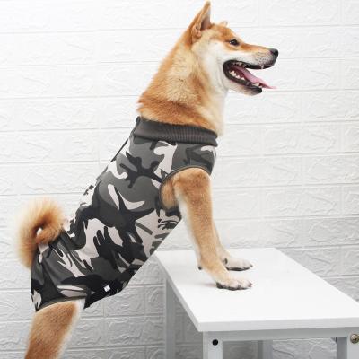 China Postoperative Wrapped Abdominal Premium Suit Dog Puppy Surgical Clothing Vest Pet Stored Recovery After Surgery Wear Substitute E-Collar for sale