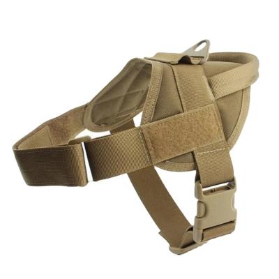 China Viable Dog Walking Tactical Traction Rope Chest Harness For Medium Large Dogs K9 Vest Leash Type Traction for sale