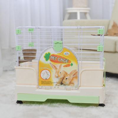 China Hot Selling Breathable Pet Cage Metal Totoro Breathable Pet Cages Rabbit Cat Portable Cage for sale