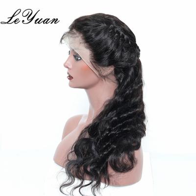 China Other Weaves Mozambique Brazilian Remy Human Hair With Closure Water Wave Full Lace Wig for sale