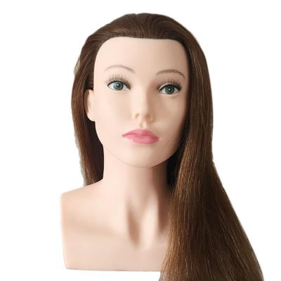 China Other hair mannequin head with shoulders for hair braiding for sale