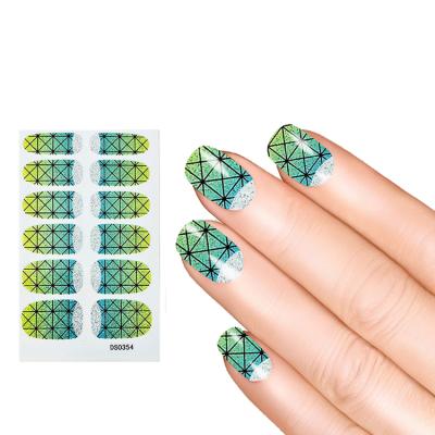 China 2020 High Quality Easy Use Beauty Sticker Eco Friendly Gel Nail Sticker Wrap for sale