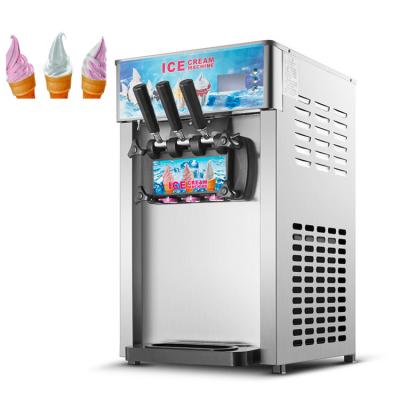 China Cheap 3 Flavor Table Top Serving Top Soft Ice Cream Machine Soft Ice Cream Machine Price Soft Ice Cream Making Ice Cream Maker Vending Machine for sale