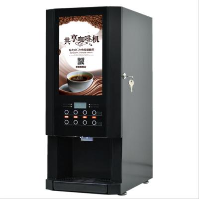 China Espresso Coffee Maker Machine Vending Machines Full Automatic Electric Multifunctional Hot And Cold Coffee Three Powder 1L Boxes for sale