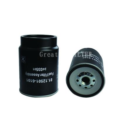 China Iron+Filter Paper Factory Customize 81.12501-6101 2403501 H398WK KC522 WK11029Z For MAN TGS Truck Diesel Engine Fuel Filter for sale