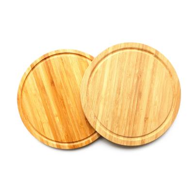 China Sustainable Round Cutting Board Kitchen Bamboo With Bulk Trays Cutting Boards for sale