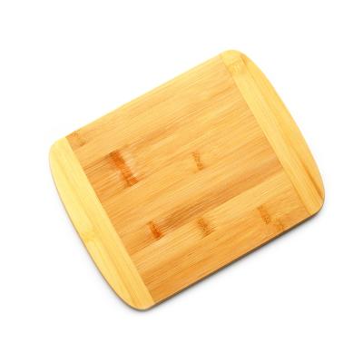 China Small Size Two Tone Sustainable Eco-Friendly Bamboo Cutting Board Hot Selling Chopper for sale