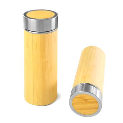 China Sustainable Card Mug Thermo Mug Bamboo With Lid Car Thermo Mugs for sale