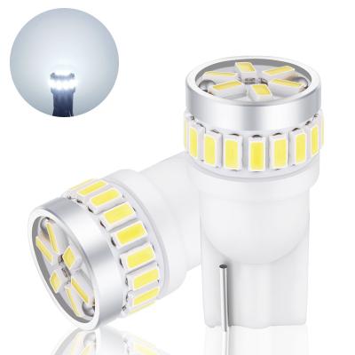 China JIACHI CAR FACTORY OEM ODM Car Auto Led T10 Accessories W5W 194 168 Bulbs 3014 24SMD 12V White Clearance Lights Backup Reverse Lamps for sale