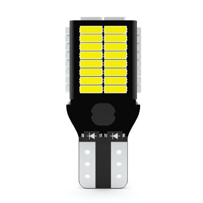 China Auto Backup Reverse Lamp DC12V White 24V 54SMD High Quality 4014 LED CANBUS Car Tail Light Bulb AUTO Clearance Light NO ERROR T15 W16W led for sale