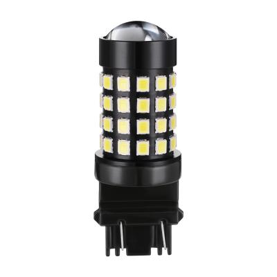 China Error free 3157 AUTO CAR led bulb lamp 3156 1156 1157 7440 7443 54smd 12v 24v reverse brake braking auto car drive systems for sale